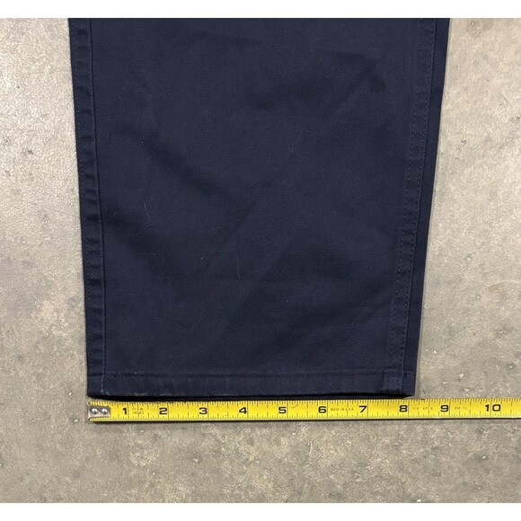 NWT Dockers Alpha Khaki The Broken In Pants Mens 36x33 Navy Blue 5 Pocket Slim - Picture 6 of 9